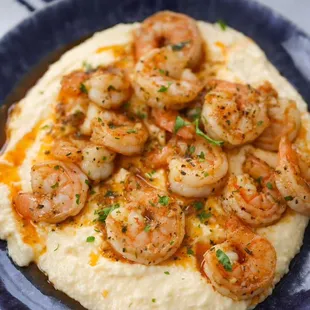 Yummy shrimp and grits!