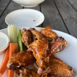 Garlic butter buffalo (8) Smoked Wings