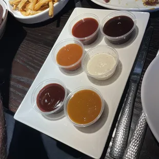 All the sauces were great!