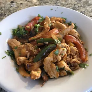 Another blue plate special... chicken and rice bowl!