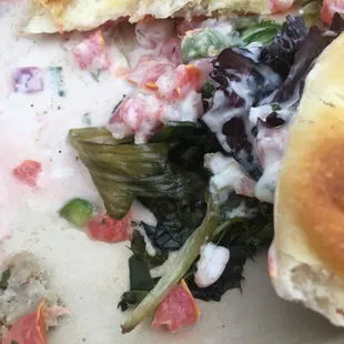 Bad lettuce on gyro
