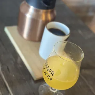 Coffee and kombucha!