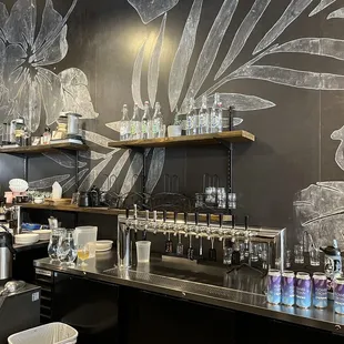 a view of a coffee bar