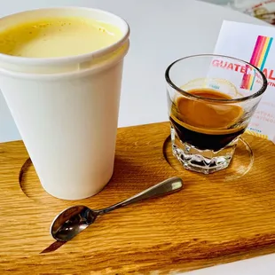Golden Milk w/ side of Espresso