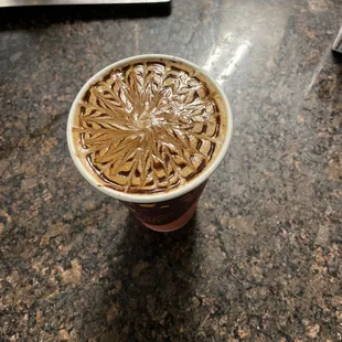 a cup of hot chocolate