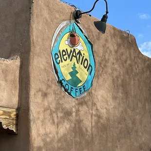 a sign on the side of a building