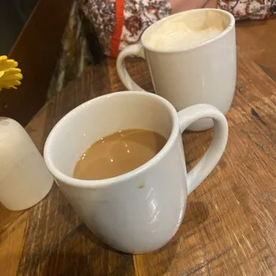 Coffee and caramel macchiato