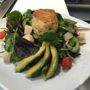 Crab Cake Salad