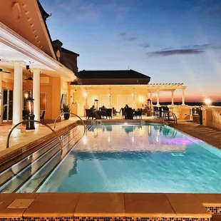 Rooftop at night