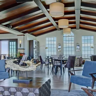 Beautiful interior dining compliments our outdoor dining.