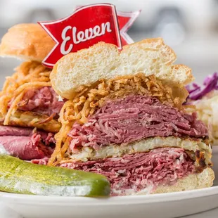 Stacked Corned Beef &amp; Pastrami