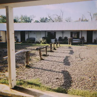 Outside and parking lot