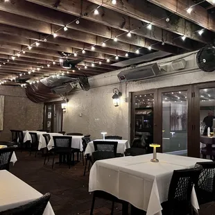 Outdoor seating area