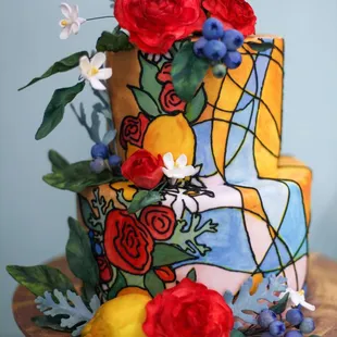 Custom Cake + Sugar Work