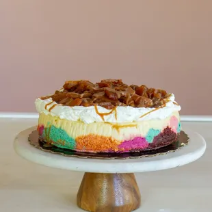 Apple Caramel Cheesecake
