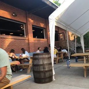Tons of outdoor seating!