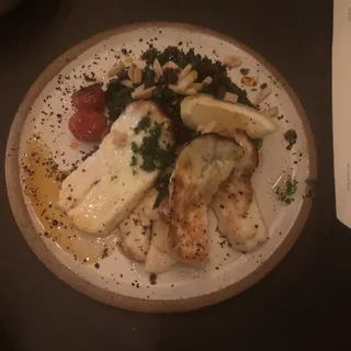 Crispy Haloumin and Grilled Lemon