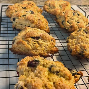 Freshly baked Blueberry Scones.