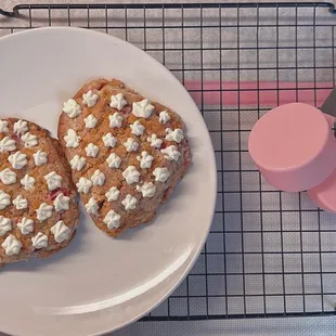 Seasonal Strawberry Shortcake scones