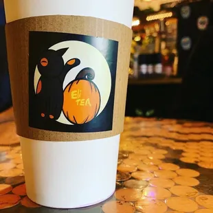 Festive Eli Tea Sticker