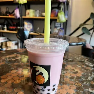 Rose White Bubble Tea (small)