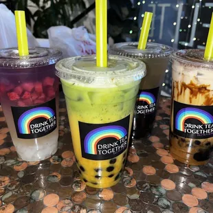 Matcha Mango Bubble Tea
