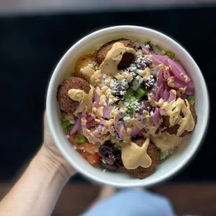 Spicy Bowl with Falafel