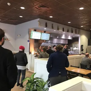 sushi and sashimi, interior