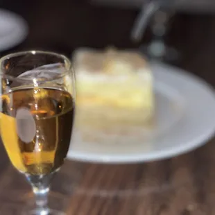 Desert wine for those who have to do Gluten free. Was lovely