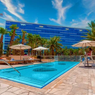 the pool and lounge area