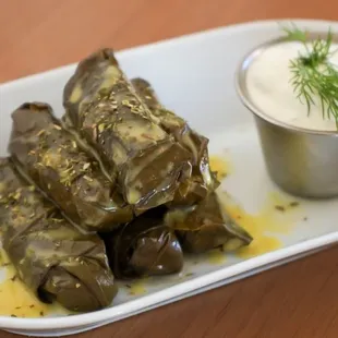 Stuffed grape leaves