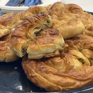 Spinach Pie Swirls and Cheese Pie Swirls