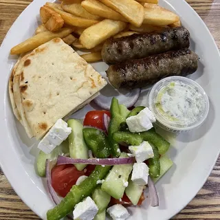 Kebab platter