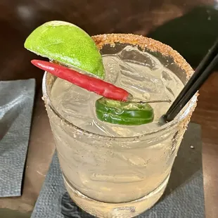 Spicy Margarita was Really Spicy!