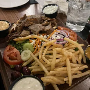 Gyro platter