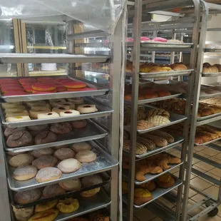 a variety of donuts