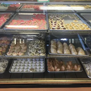 a variety of donuts