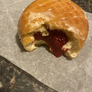 Glazed Raspberry Filled Paczki!