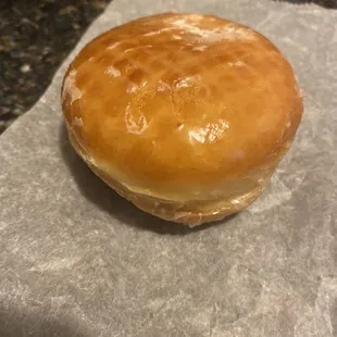 Glazed Raspberry jelly filled Paczki