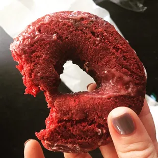 Red velvet donut