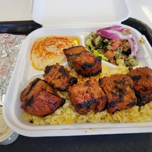 Shish Kabob plate $18.99 (07/31/2024).
