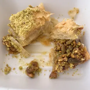 Inside the Pistachio Baklava