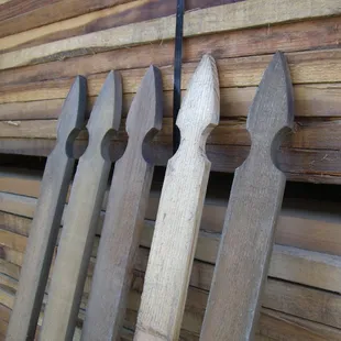 Gothic style pickets