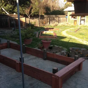 I got the best quality redwood. This picture is of wood I bought from Eliason in the construction stage of my planter boxes.