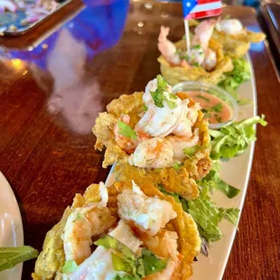 Burundanga with shrimp