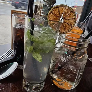 Beverage Goblining. Pop, Mojito, Water