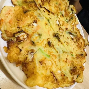 Seafood pancakes