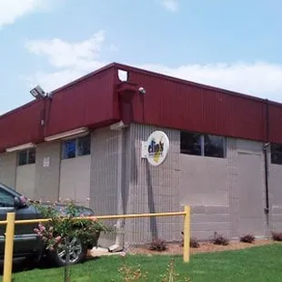 the outside of the building