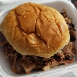 Chopped beef sandwich- delicious