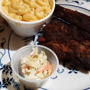 Ridiculously small portion of coleslaw